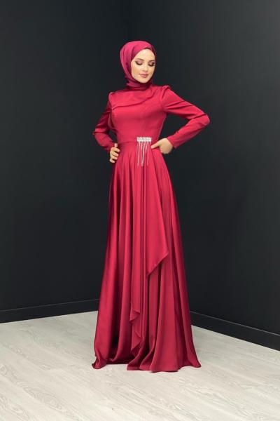 Akasya Abiye Kırmızı