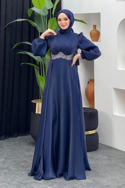 Aleyna Abiye Lacivert