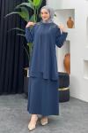 Anne Abiye Takım İndigo Mavisi