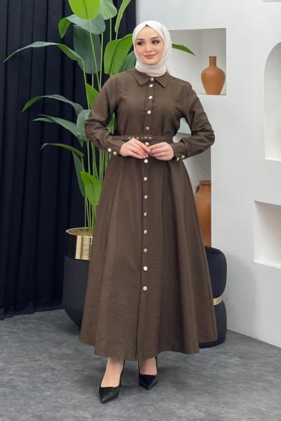 Aylin Elbise Kahverengi