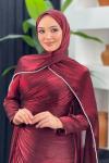 Belinay Abiye Bordo