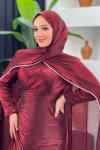 Belinay Abiye Bordo