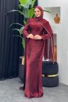 Belinay Abiye Bordo
