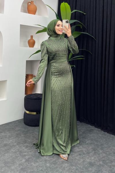 Bella Abiye Fıstık Yeşili