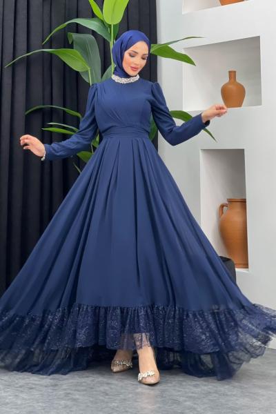 Belma Abiye Lacivert