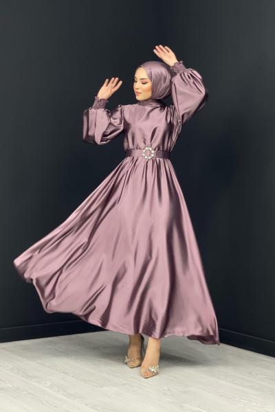 Bengisu Parlak Elbise Gül Kurusu