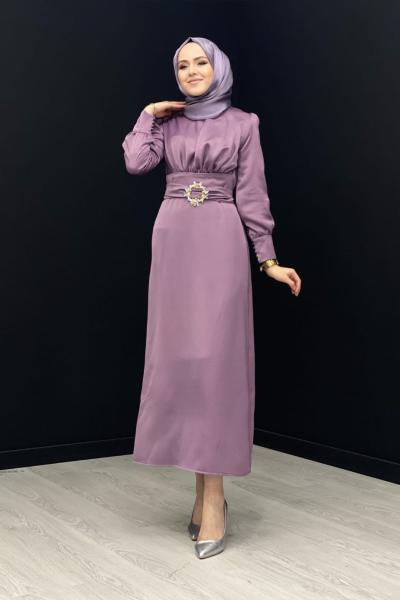 Berivan Elbise Lila