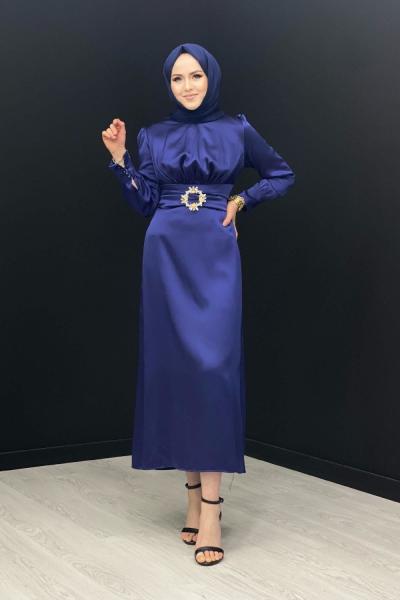 Berivan Elbise Lacivert