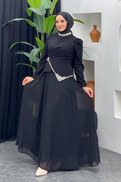 Cankız Abiye Siyah
