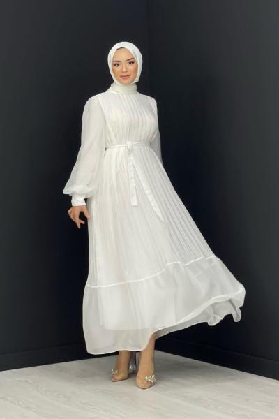 Ceylan Elbise Beyaz