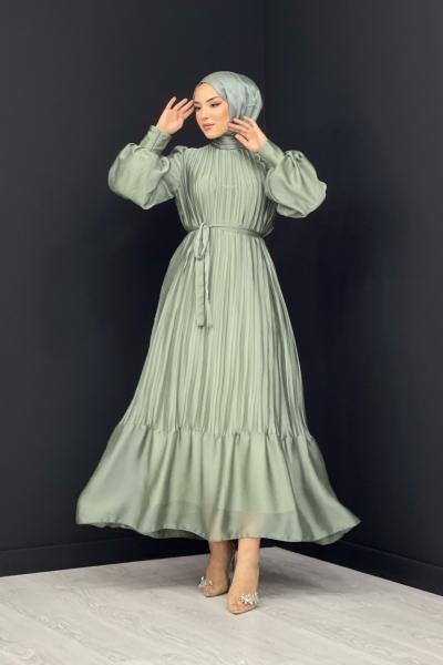 Ceylan Elbise Mint Yeşili