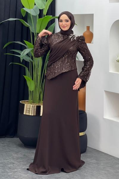 Clara Abiye Kahverengi
