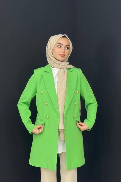 Cool Blazer Ceket Yeşil