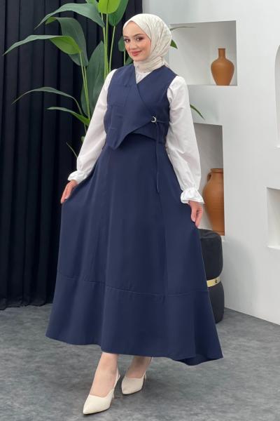 Demet Etekli Takım Lacivert