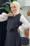 Demet Etekli Takım Siyah