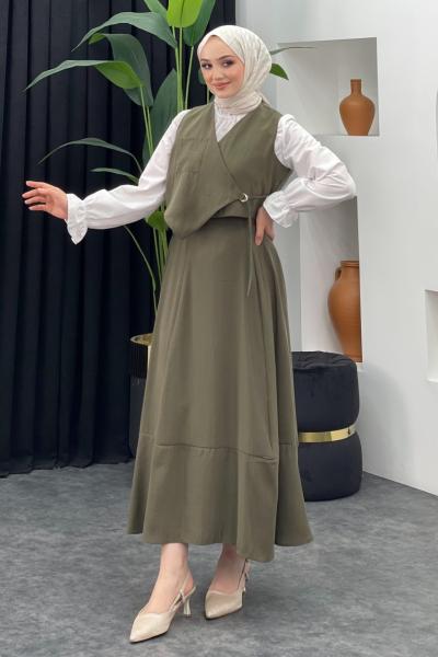 Demet Etekli Takım Asker Yeşili