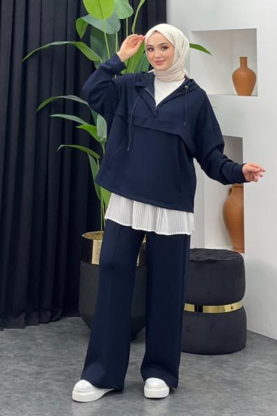 Diana Pantolonlu Takım Lacivert