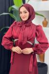 Dilek Abiye Bordo