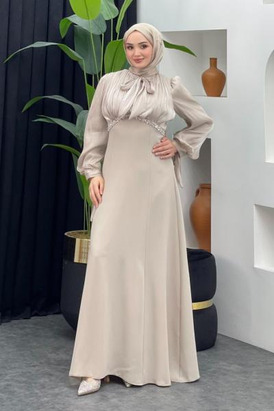 Dilek Abiye Bej