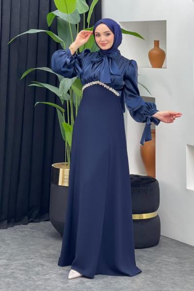 Dilek Abiye Lacivert