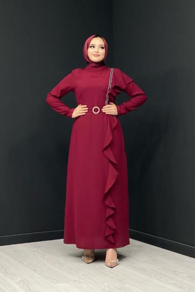 Dilek Elbise Bordo
