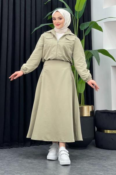 Diva Etekli Takım Su Yeşili