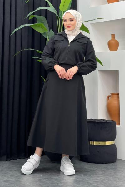 Diva Etekli Takım Siyah