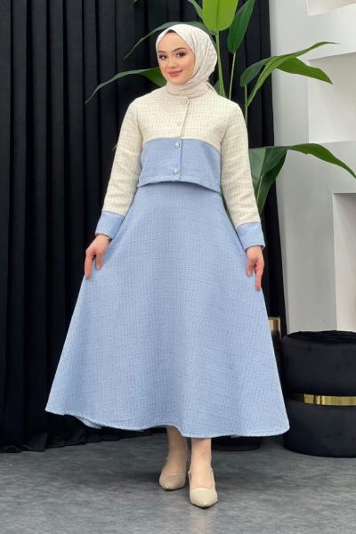 Dubai Etekli Takım Bebe Mavisi