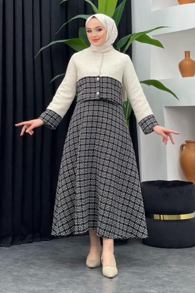 Dubai Etekli Takım Siyah / Beyaz