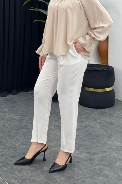 Ebrar Pantolon Beyaz