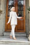 Ecem Ceketli Takım Taş Rengi