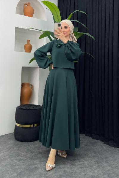 Elsa Scuba Etekli Takım Zümrüt