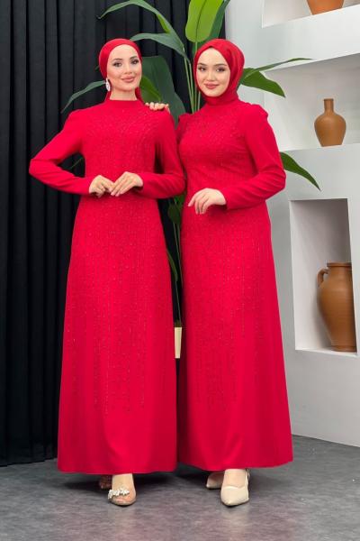 Elzem Abiye Kırmızı