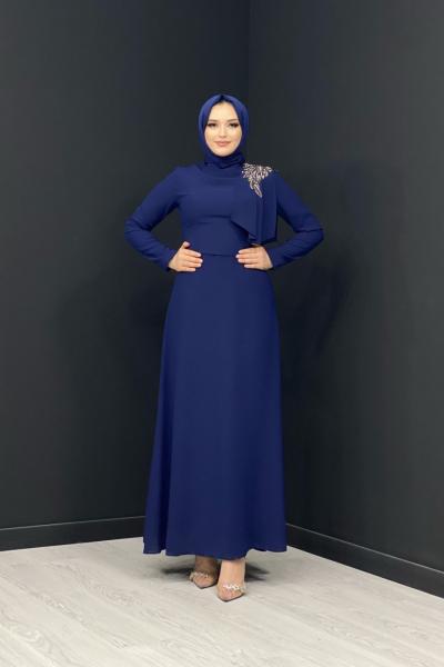 Esterella Abiye Lacivert