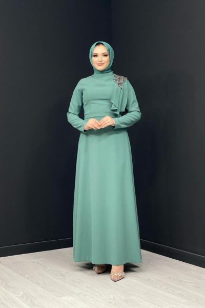 Esterella Abiye Mint Yeşili