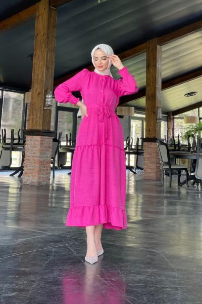 Eylem Elbise Fuşya