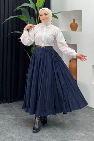Filiz Etek Lacivert