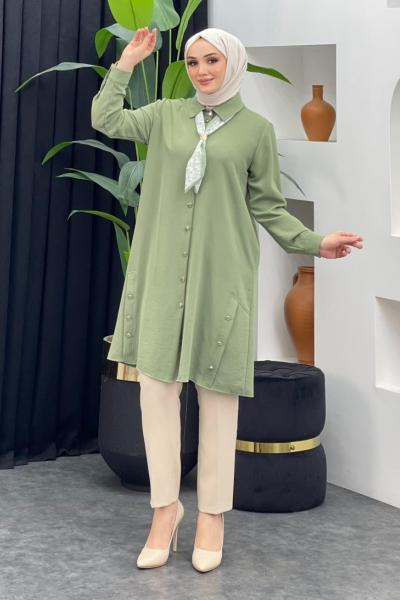Funda Tunik Fıstık Yeşili