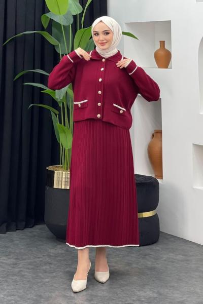 Gonca Triko Etekli Takım Bordo