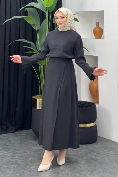 Gülce Etekli Takım Siyah