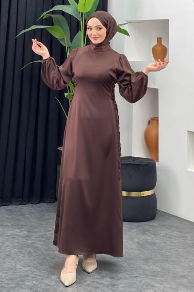 Gülsüm Elbise Acı Kahve