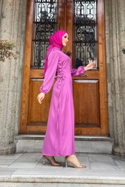 Gülsüm Elbise Fuşya