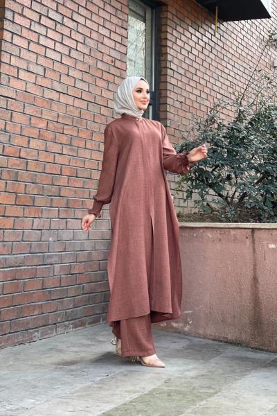 Güzin Takım Kahverengi