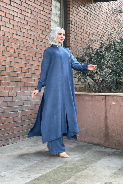 Güzin Takım İndigo Mavisi