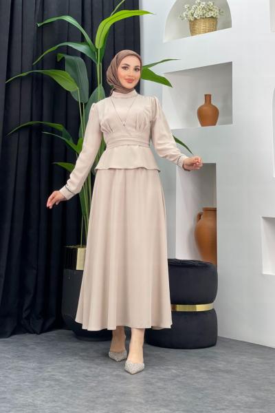 Hafsa Etekli Takım Taş Rengi