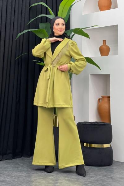 Hale Scuba Pantolonlu Takım Yağ Yeşili