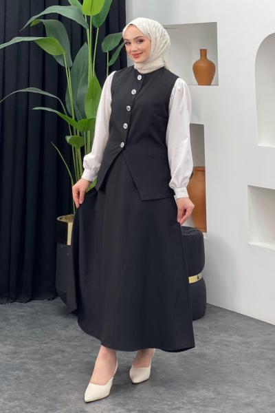 Hasret Etekli Takım Siyah