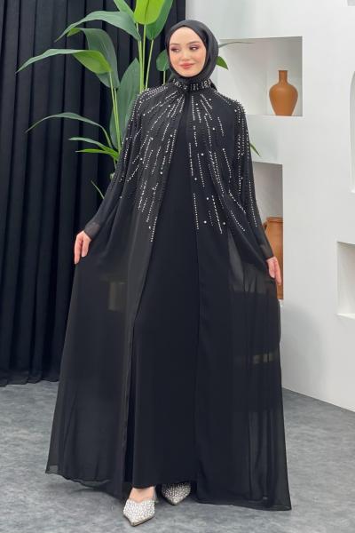 Heves Abaya Siyah