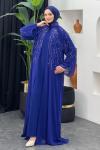 Heves Abaya Saks Mavisi