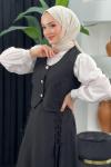 Hülya Etekli Takım Siyah